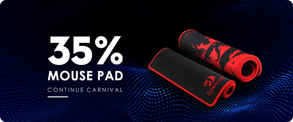 Tapis souris Gaming Redragon Pluto XL RGB / 330 x 260