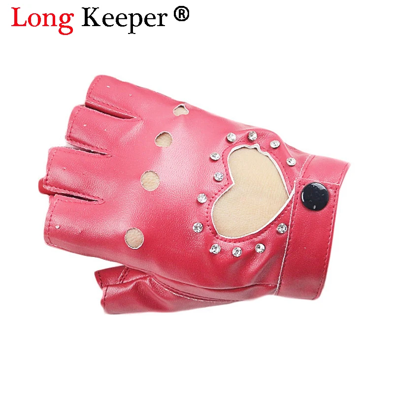 Модные женские перчатки Long Keeper на полпальца для вождения без пальцев из