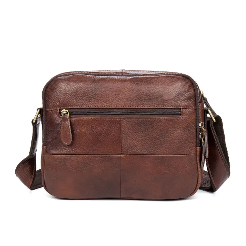 AETOO Casual leather shoulder bag oblique shoulder bag male bag wild first layer of leather oblique shoulder bag female