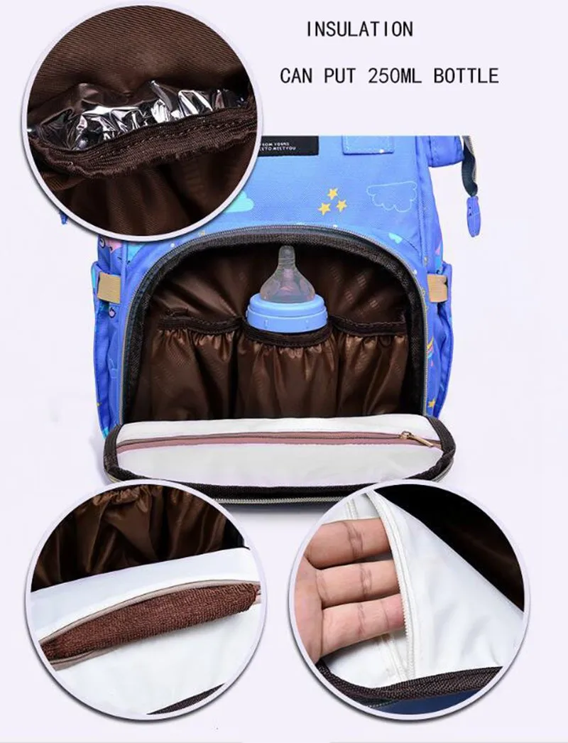 MOTOHOOD Mummy Maternity Nappy Bag Brand Large Capacity Baby Bag Travel Backpack Designer Nursing Bag for Baby Care 402616cm (5)