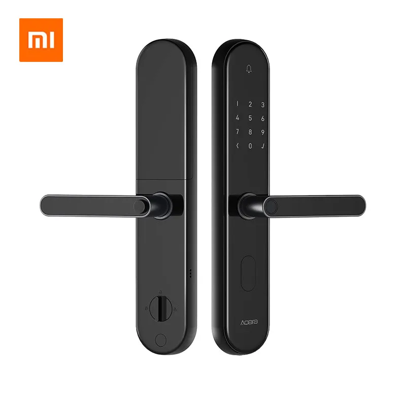  Original xiaomi mijia aqara smart door lock s2 work with mi home app For xiaomi smart home kit 2018