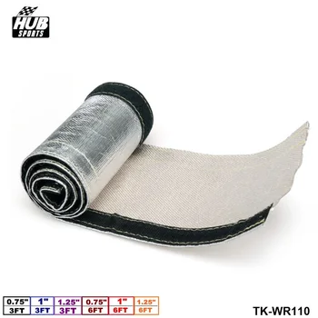 

Aluminum Metallic Heat Shield Thermal Sleeve Insulated Wire Hose Cover (ID: 0.75"& 1"& 1.25") For Toyota rav4 HU-WR110