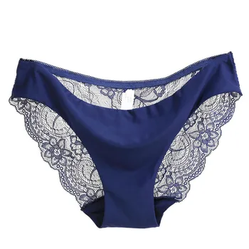 

Free Ostrich underwear women's low-Rise sexy lace lady panties seamless cotton breathable panty Hollow briefs girl CJ20
