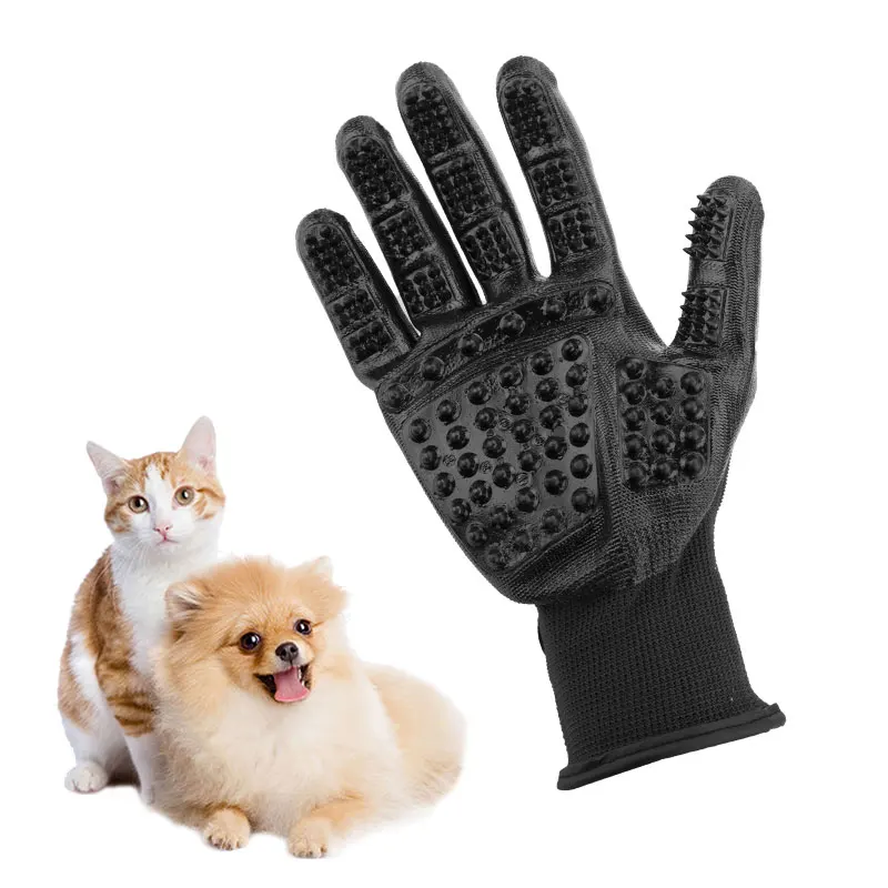 Buy Pet Grooming Gloves Dog Cat Hair Cleaning Brush