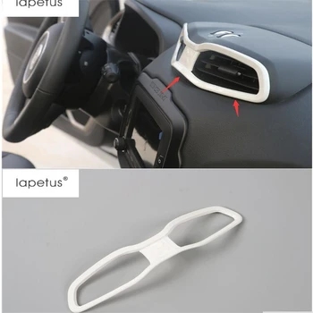 

Lapetus Accessories Fit For Jeep Renegade 2015 - 2020 ABS Central Air Conditioning AC Outlet Vent Frame Molding Cover Kit Trim