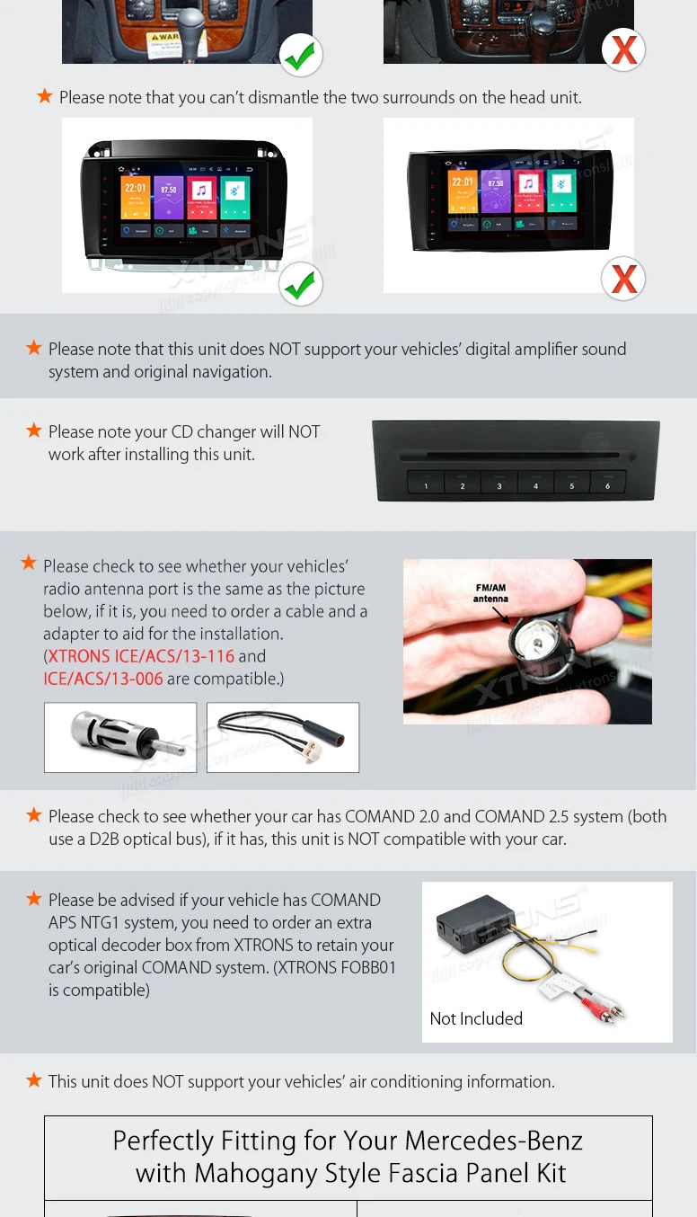 Flash Deal Android 6.0 OS 8" Octa-Core  Car Multimedia Navigation GPS Radio for Mercedes-Benz S-Class W220 1998-2005 with 4GB RAM 32GB ROM 2