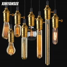 E27 Вольфрамовая, Эдисона лампа светильник лампа подвесной светильник в стиле ретро 220V A19T T30 G80 ST64 G95 G125 Винтаж Вольфрам лампа Декор светильник на вашу красоту