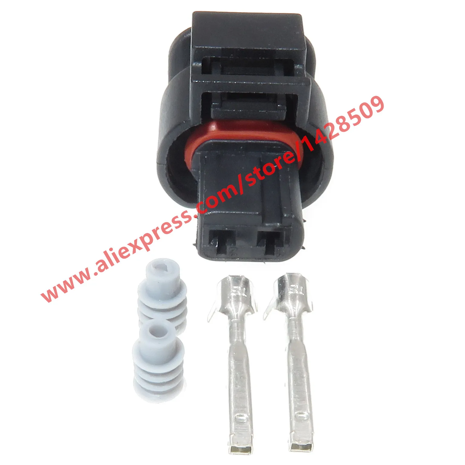 10 Sets 2 Pin Auto Camshaft Solenoid Valve Plug Auto Waterproof Cable