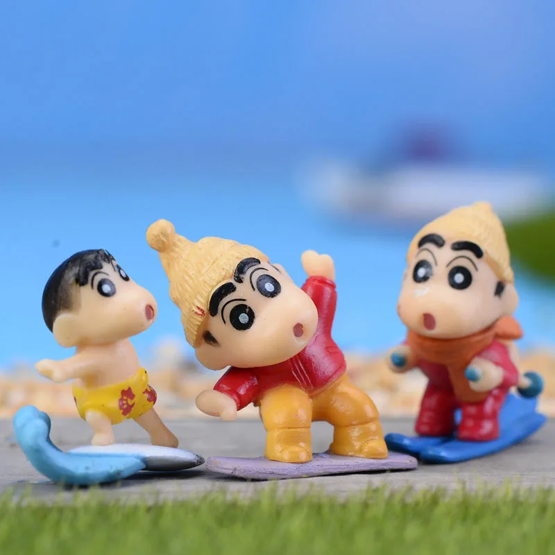 2019 1Pcs Cute Shin Child DIY Resin Fairy Garden Craft Decoration Miniature Micro Gnome Terrarium Gift F0169 | Дом и сад