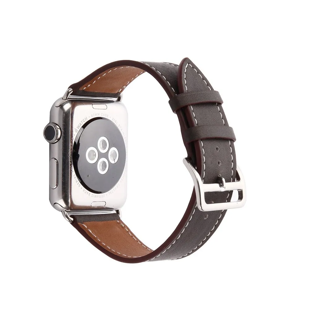 Genuine Leather strap For Apple watch band apple watch 5 4 3 band 44mm/40mm Iwatch series 5 4 3 2 1 42mm 38mm bracelet watchband