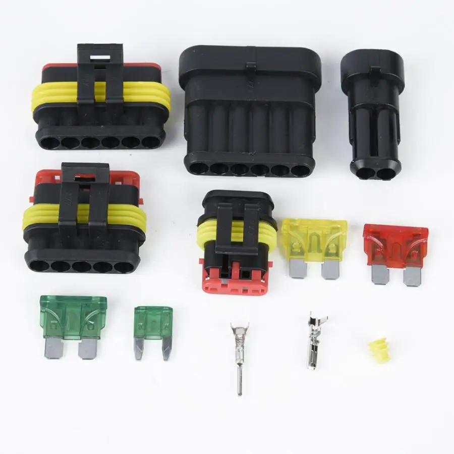 

Connector 240Pcs Colorful Electrical Connector Car Electrical Wire Terminal Plug LED Strip Connector