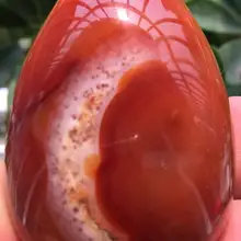 Ddh001458 НАТУРАЛЬНЫЙ КРАСНЫЙ СЕРДОЛИК КРИСТАЛЛ Яйцо СФЕРА КВАРЦ Geode Агат