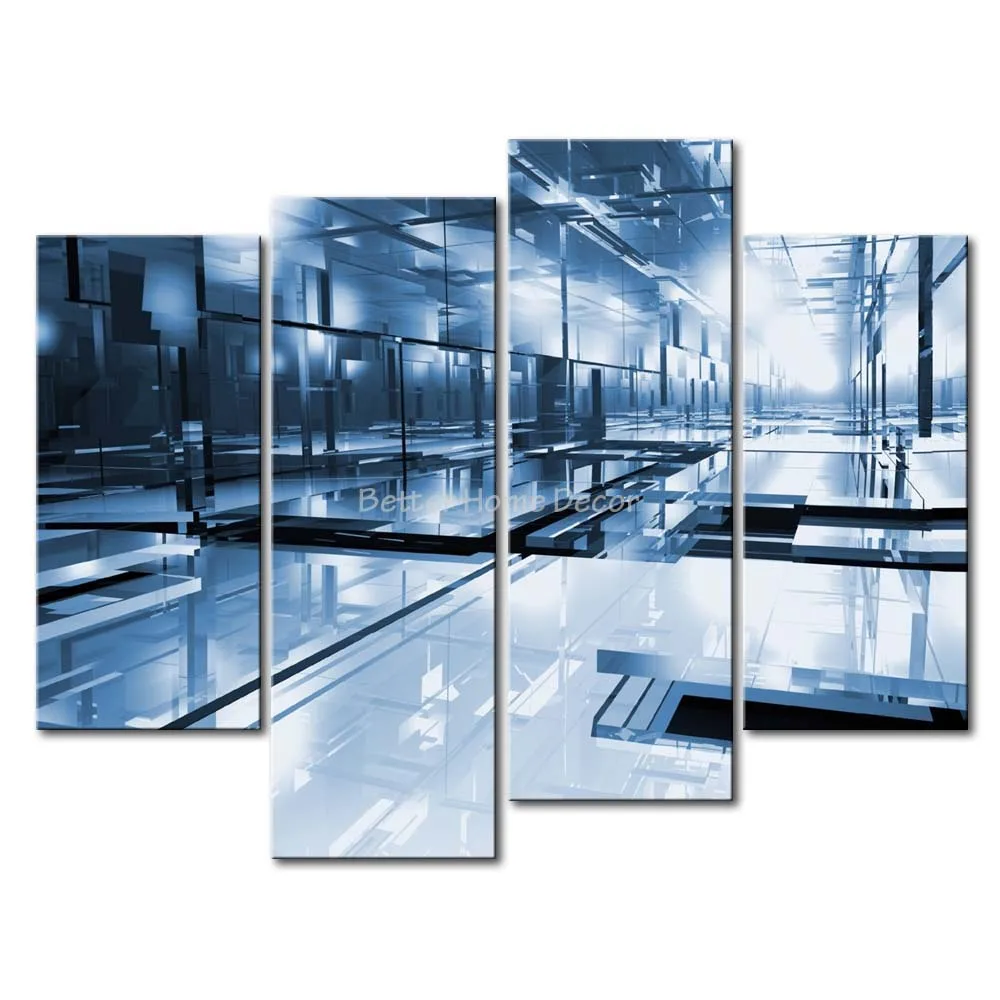 3 piece wall art painting glass room picture print on canvas