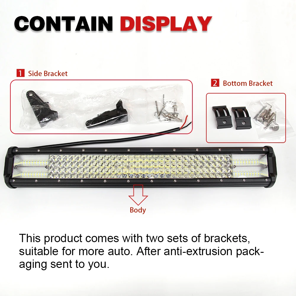 CO светильник Led Auto 468W 20 ''внедорожный светодиодный фонарь 12D 4 Row 4X4 аксессуары