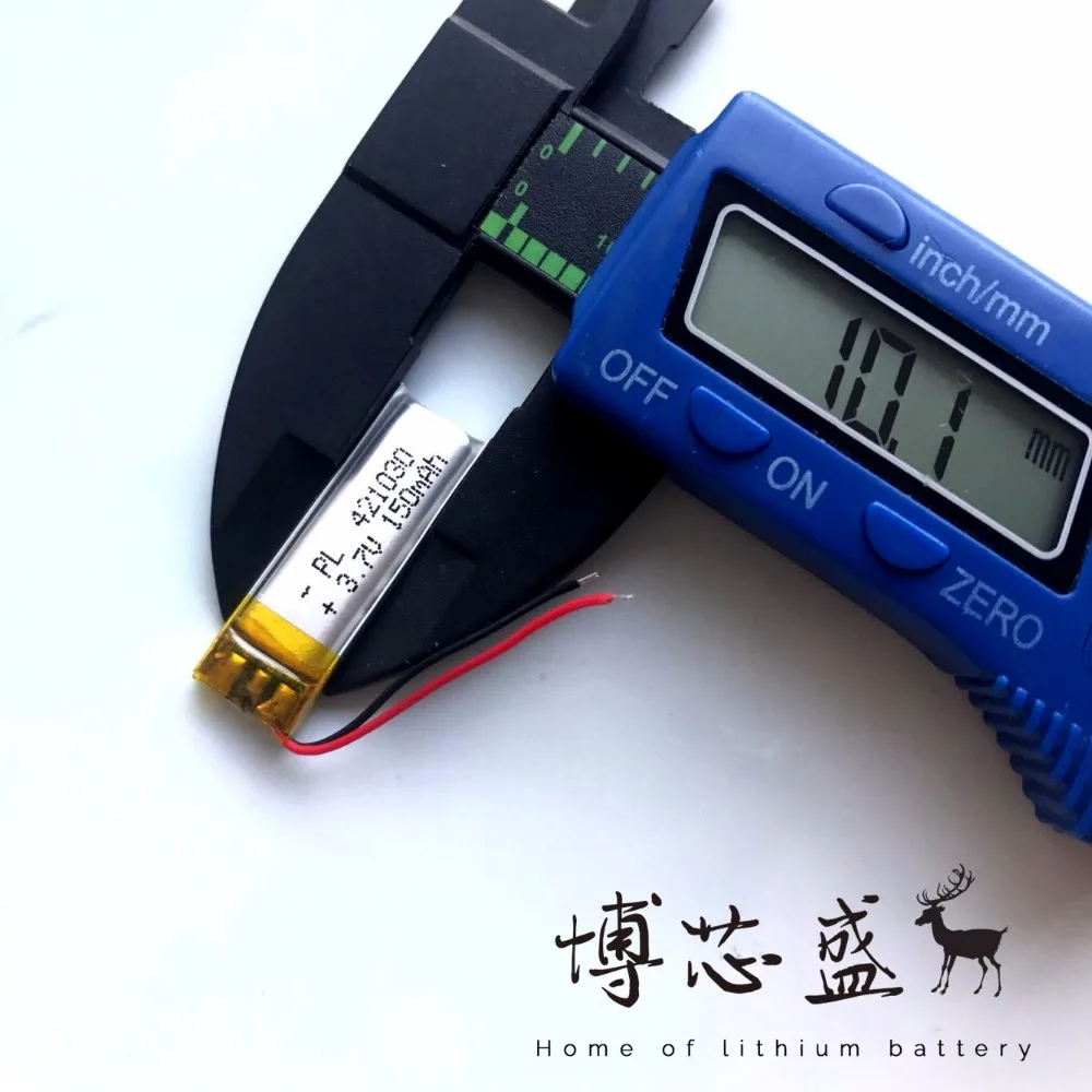 Бесплатная доставка Bluetooth гарнитура Сотовый Аккумулятор 401030 401230 150 мАч 3 7 в литий