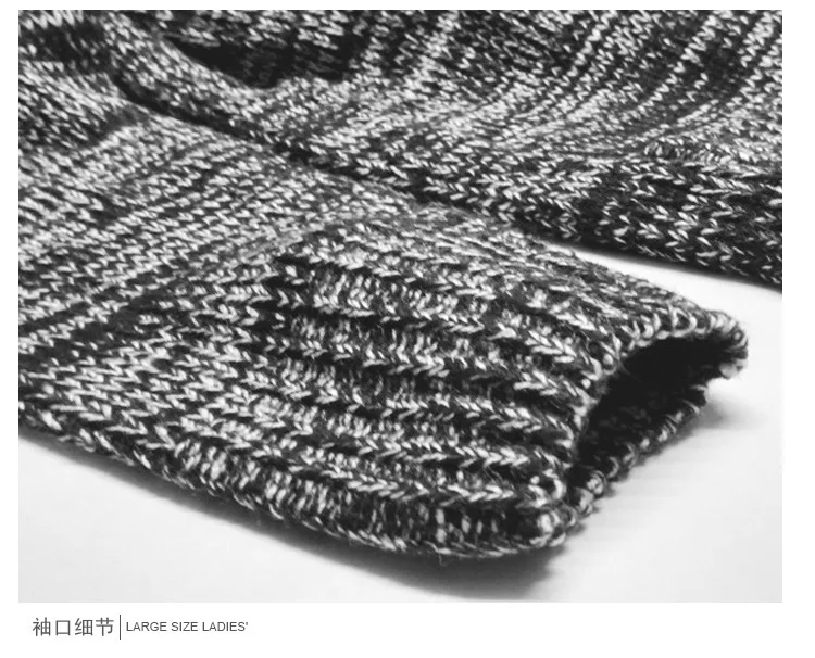 В Европе и США новый большой ярдов длинный утолщение вязаный кардиган свободный женский свитер с капюшоном пальто