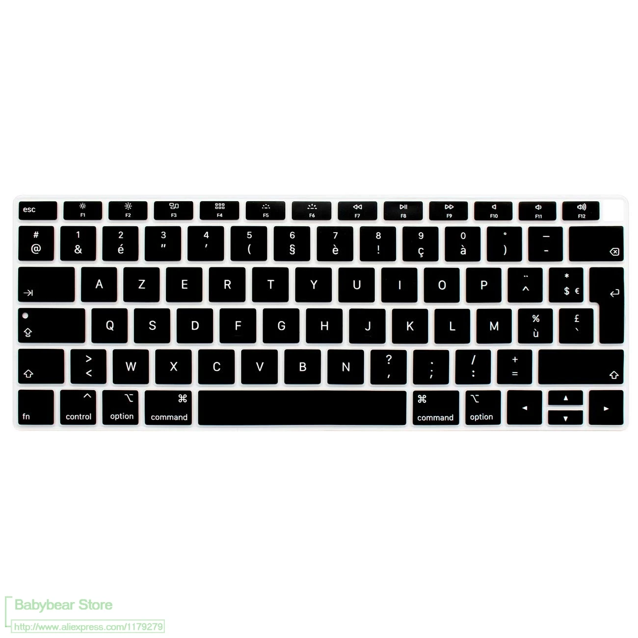 Защитный чехол для клавиатуры AZERTY французский Французский клавиатура Apple Macbook New