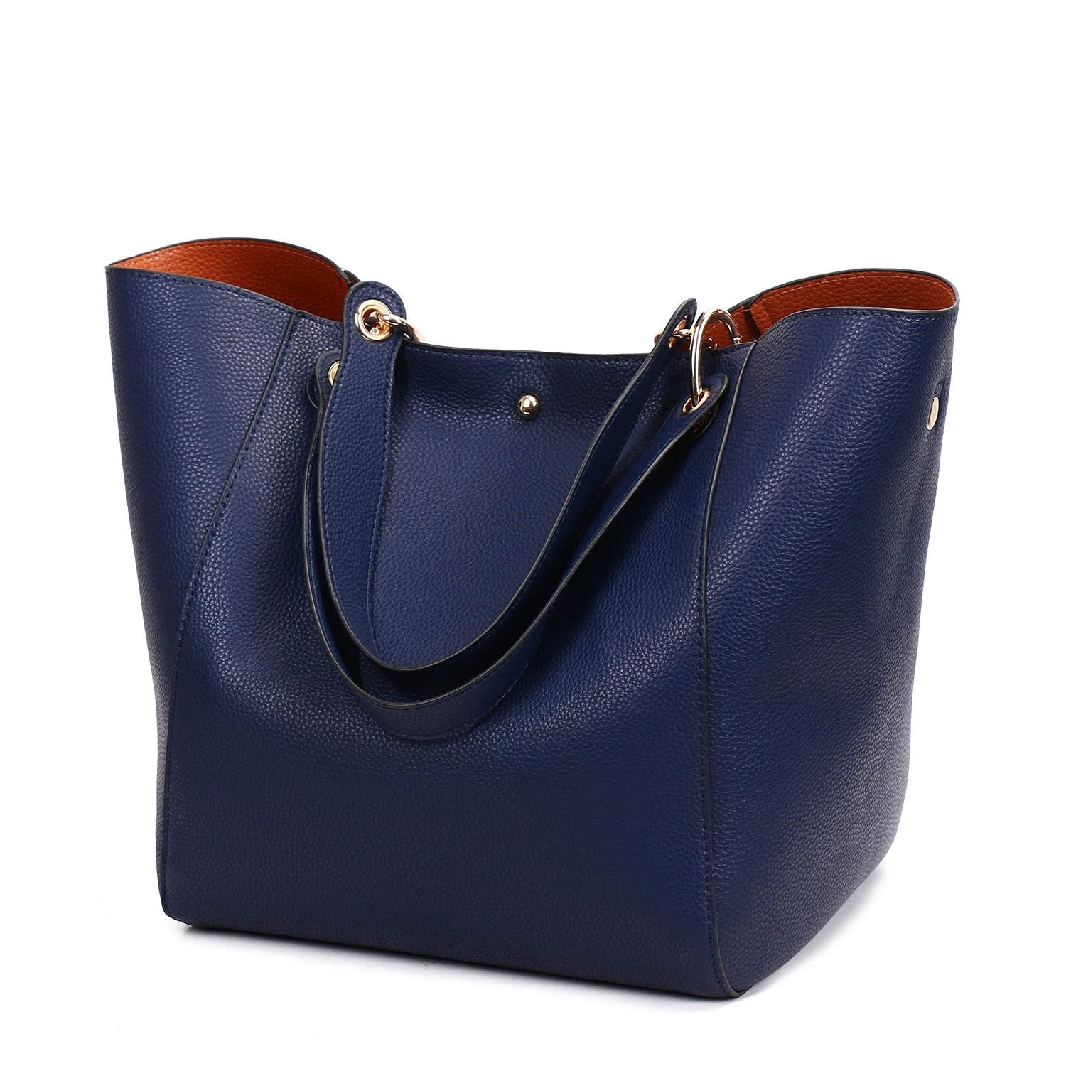 Женская сумка черная Ретро дизайнерская повседневная женская сумка из искусственной кожи Модные женские сумки через плечо женские сумки-мессенджеры композитная сумка - Цвет: 03 Dark Blue