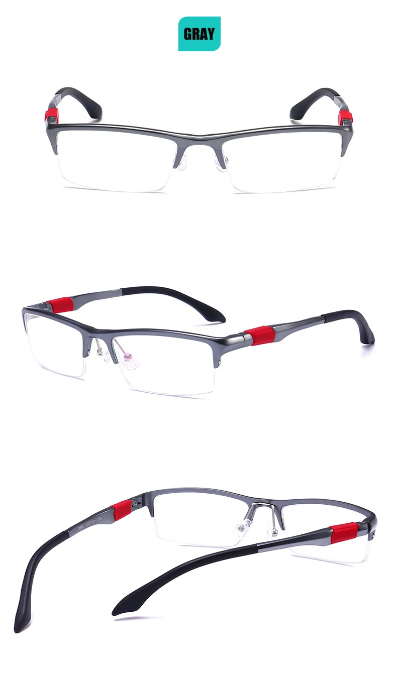 Очки AL-MG оправа для очков компьютерные оптические прозрачные линзы оправа для мужских прозрачных очков Armacao de RS121
