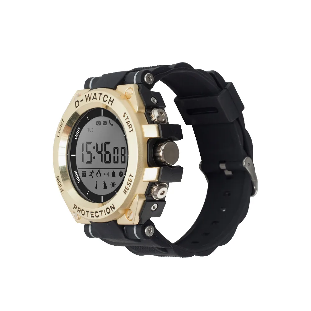 Новинка спортивные часы D watch 30 м Водонепроницаемые Bluetooth Смарт температура УФ