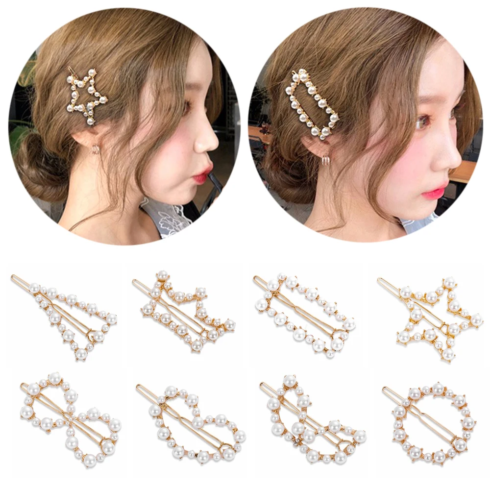 

1PC Women Acetate Round Star Hair Clip Elegant Hair Ornament Alloy Hair Accessories Fashion Hairpins Girls Barrettes Headwear