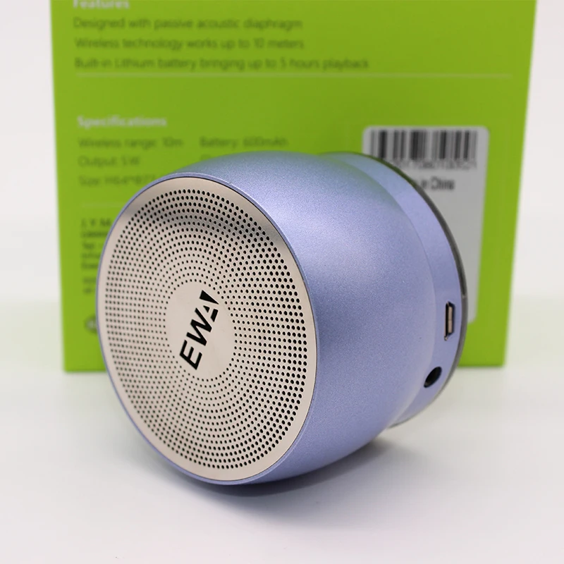 Bluetooth колонка EWA A116 для телефона планшета басы металлический материал