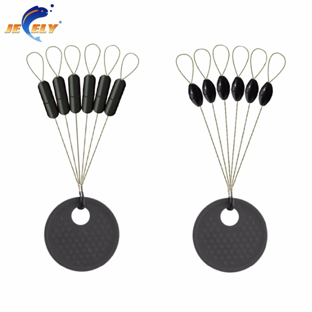 

Jeely 100pcs/bag S/M/L Stick/Olive rubber stopper terminal tackle for saltwater sea fishing Carp Fishing