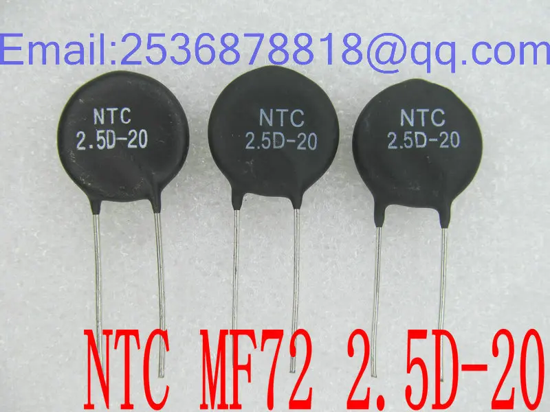 20 шт./лот NTC термистор отрицательной температуры 2 5 Ом диаметр мм MF72-2.5D20 |