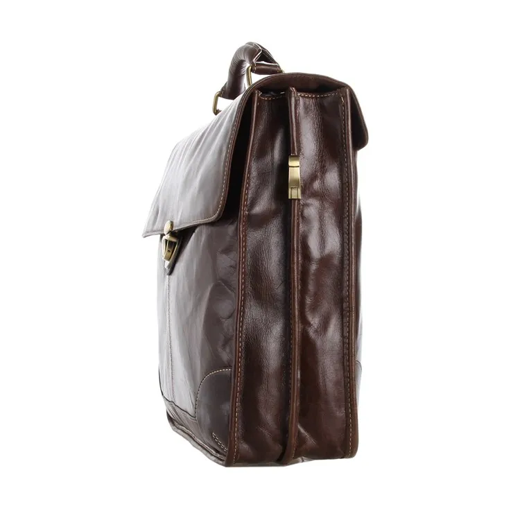 Брендовый портфель из натуральной коровьей кожи, бизнес сумка для ноутбука, простой дизайн, классические сумки на плечо 7091C