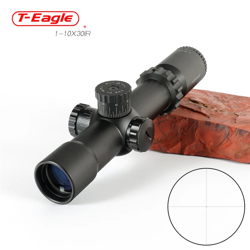 Тактический прицел T Eagle 1 10x30 для страйкбола охотничьей винтовки|Оптические