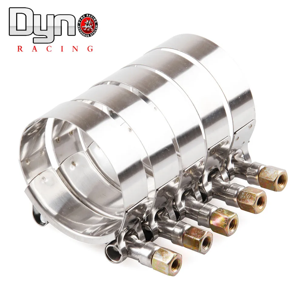 2 PCS Stainless Silicone T Bolt hose Clamp Kit Turbo Hose clamp 51mm