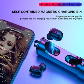 SNZIYAG Mini T1 TWS V5.0 Bluetooth Earphone 3D True Wireless Stereo Earbuds With Mic HiFi Deep Bass Sound Cordless Dual Headset
SNZIYAG Mini T1 TWS V5.0 Bluetooth Earphone 3D True Wireless Stereo Earbuds With Mic HiFi Deep Bass Sound Cordless Dual Headset