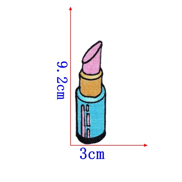 1 шт./лот брендовые вышитые патчи сердце Корона губная помада блесток патчи железная эмблема на ткани пришить на одежду Аппликация DIY стикер - Цвет: 1 Piece