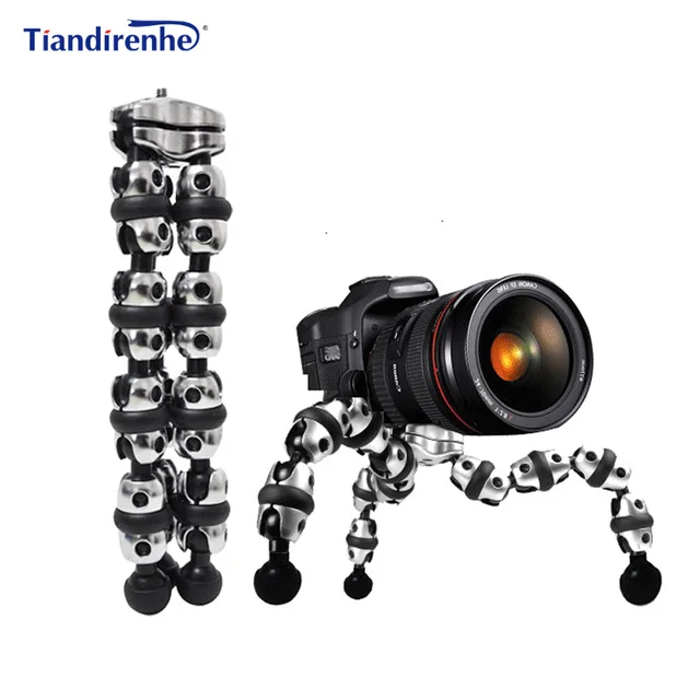 US $16.27 L Large Camera Tripods Load 3kg Gorillapod Monopod Flexible Transformers Tripod Mini Travel Outdoor