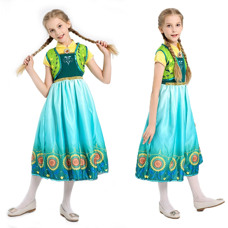 

Kids Rainbow Unicorn Dress for Girls Cosplay Prom Costume Children Princess Lace Dresses Hair Hoop Wing Set Halloween Party Tutu