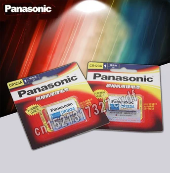 

2pack/lot New Original Panasonic CR123A CR17345 3V Lithium Battery Camera Non-rechargeable Batteries Free Shipping