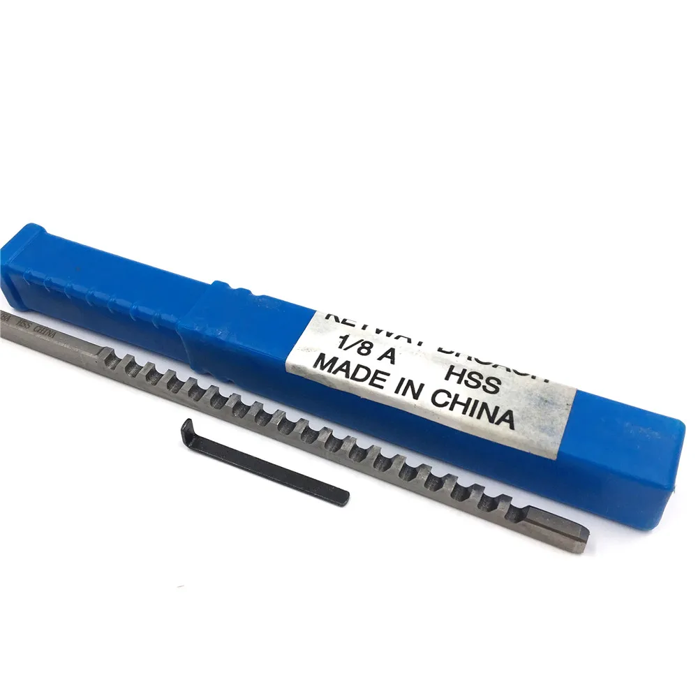 Broach 1/8 A Keyway дюйма размер HSS режущий инструмент для станка с ЧПУ|tools machine|tools fortools cut |