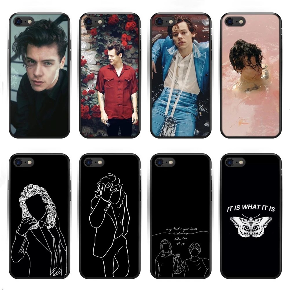 Phone Cases Harry Styles Soft Silicone Black TPU Cover For Apple iPhone