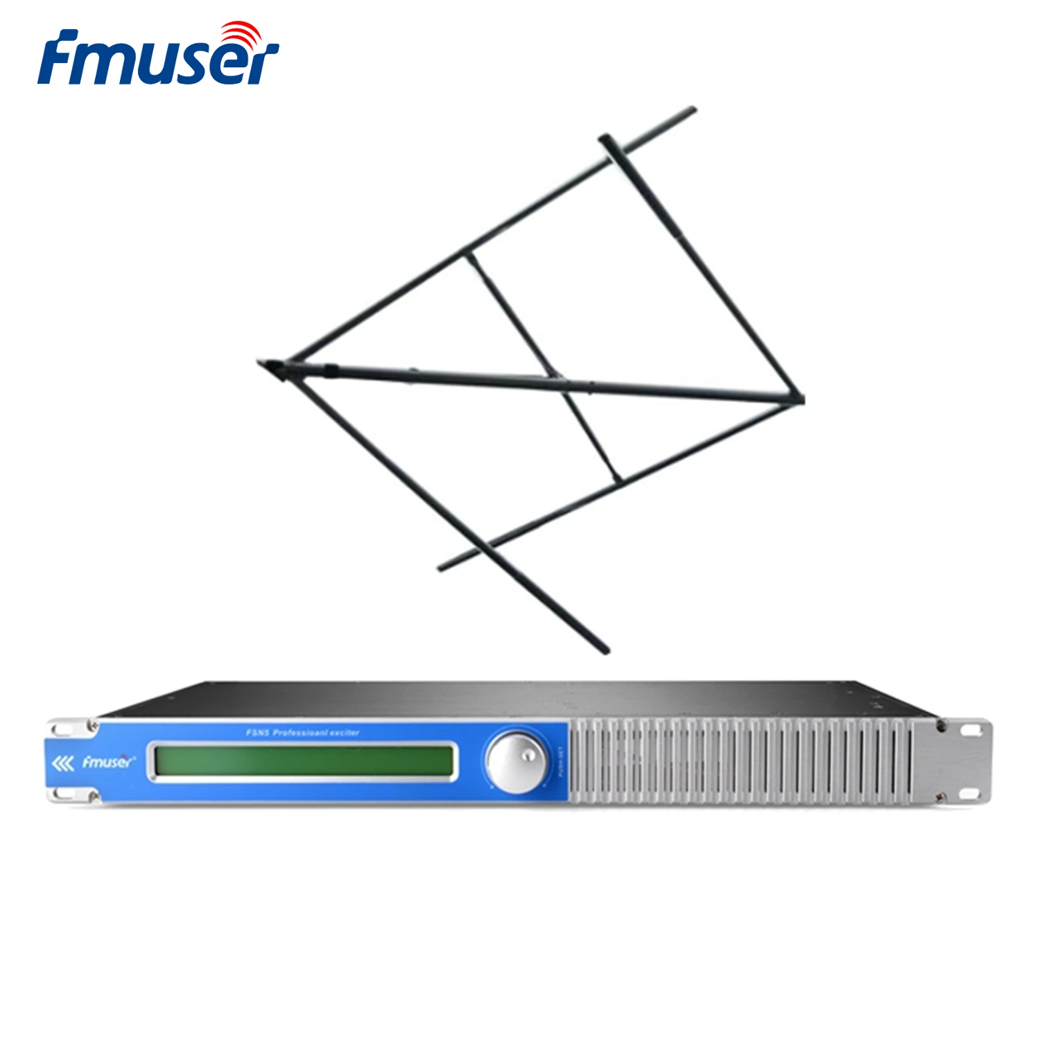 

FMUSER FMT5.0-150H 100W 150W FM Transmitter Kit FM Broadcast Transmitter+Circular Polarized Antenna+30m Cable For Radio Station