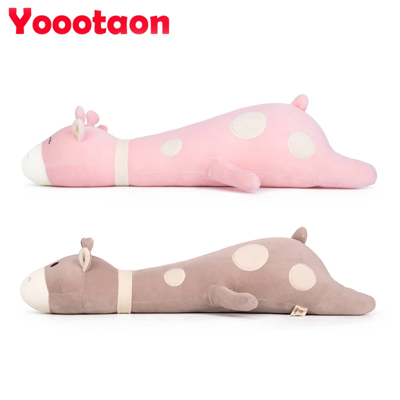 70 センチかわいいキリン絵文字ぬいぐるみ睡眠枕子供のおもちゃかわいいソフトベビーおもちゃぬいぐるみ子供の女の子のギフト Stuffed Doll Toy Stuffingemoji Plush Aliexpress