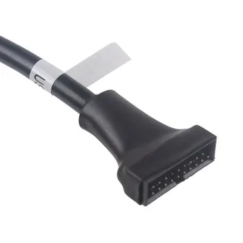 

3PCS/lot Cheap Super Speed USB 3.0 20Pin Housing Male to USB 2.0 9Pin Motherboard Female Adapter Cable #51221