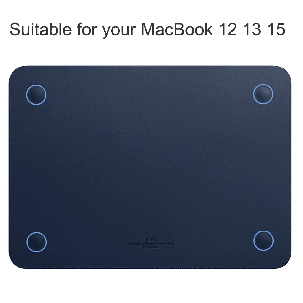 WiWU Laptop Sleeve for MacBook Air 13 inch Water-resistant PU Leather Case for MacBook Pro 13 15 Inch Ultra-slim Laptop Bag Case WiWU Laptop Sleeve for MacBook Air 13 inch Water-resistant PU Leather Case for MacBook Pro 13 15 Inch Ultra-slim Laptop Bag Case