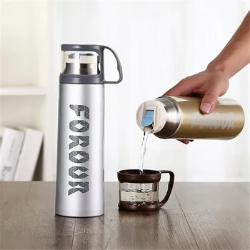 

500ml superior quality stainless steel thermos For men 's business