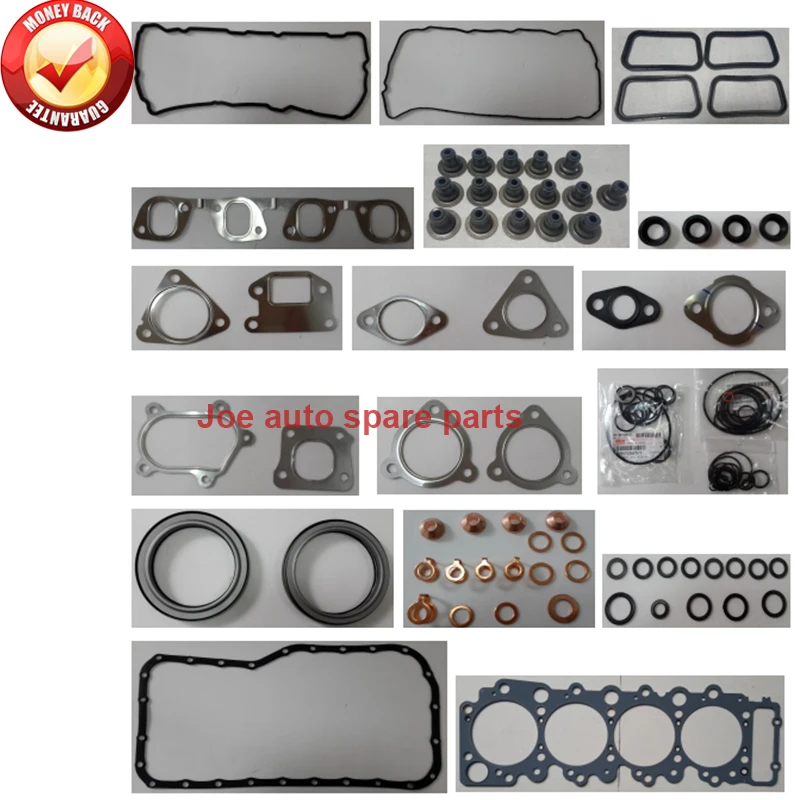 4HL1 4HL1-N 4HL1-TC 4HL1-TCS полный комплект прокладок двигателя для ISUZU NPR NKR ELF 4.8L 4 777 cc 16 В V |