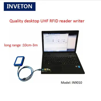 

usb rfid reader uhf writer desktop EPC Class1 Gen2 built-in 2dbi small ceramics uhf antenna read range 10cm-3m rfid reader