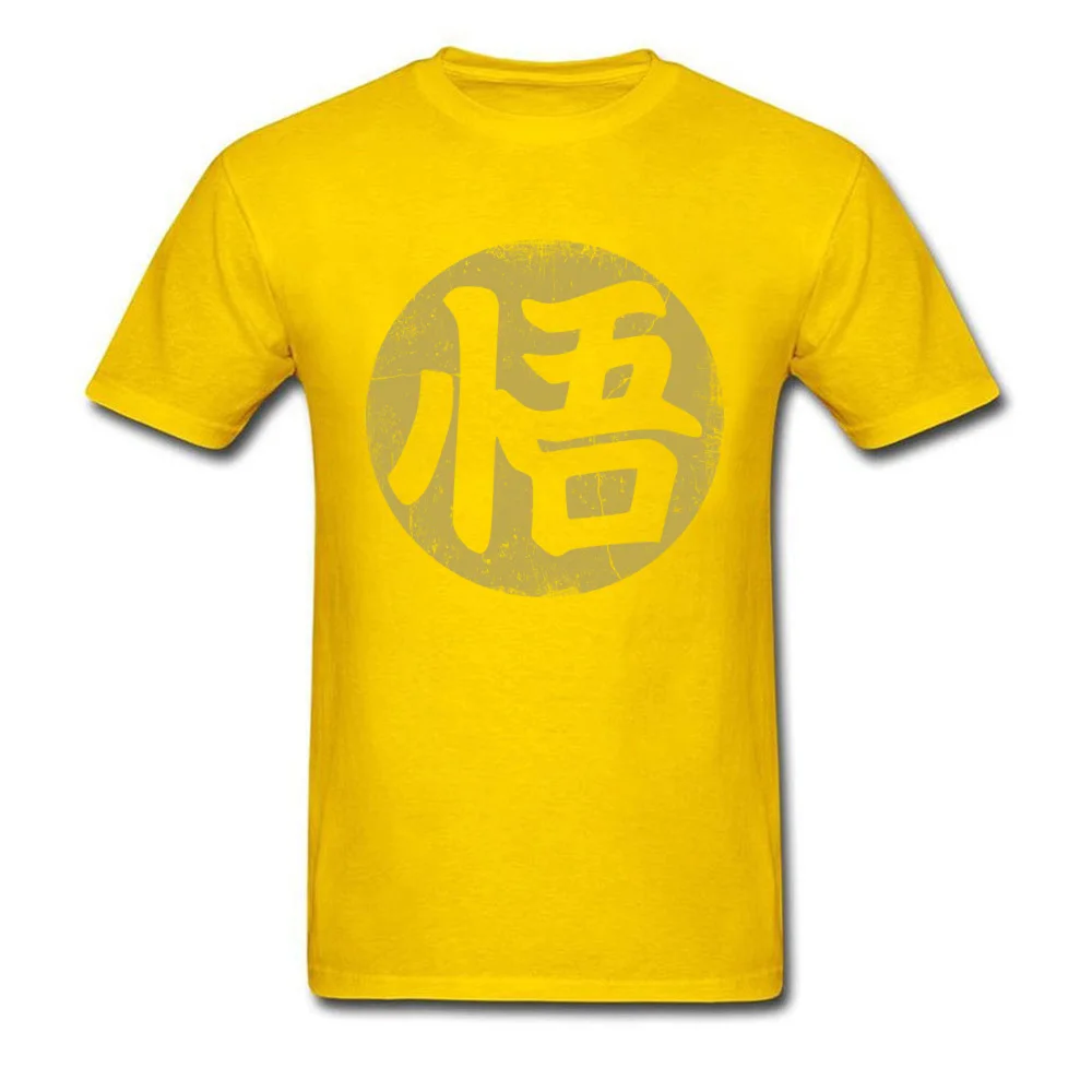 Men Tops Shirts Heros Kanji New Coming Printed T Shirt Cotton Short Sleeve Birthday Sweatshirts Round Collar Free Shipping Heros Kanji yellow