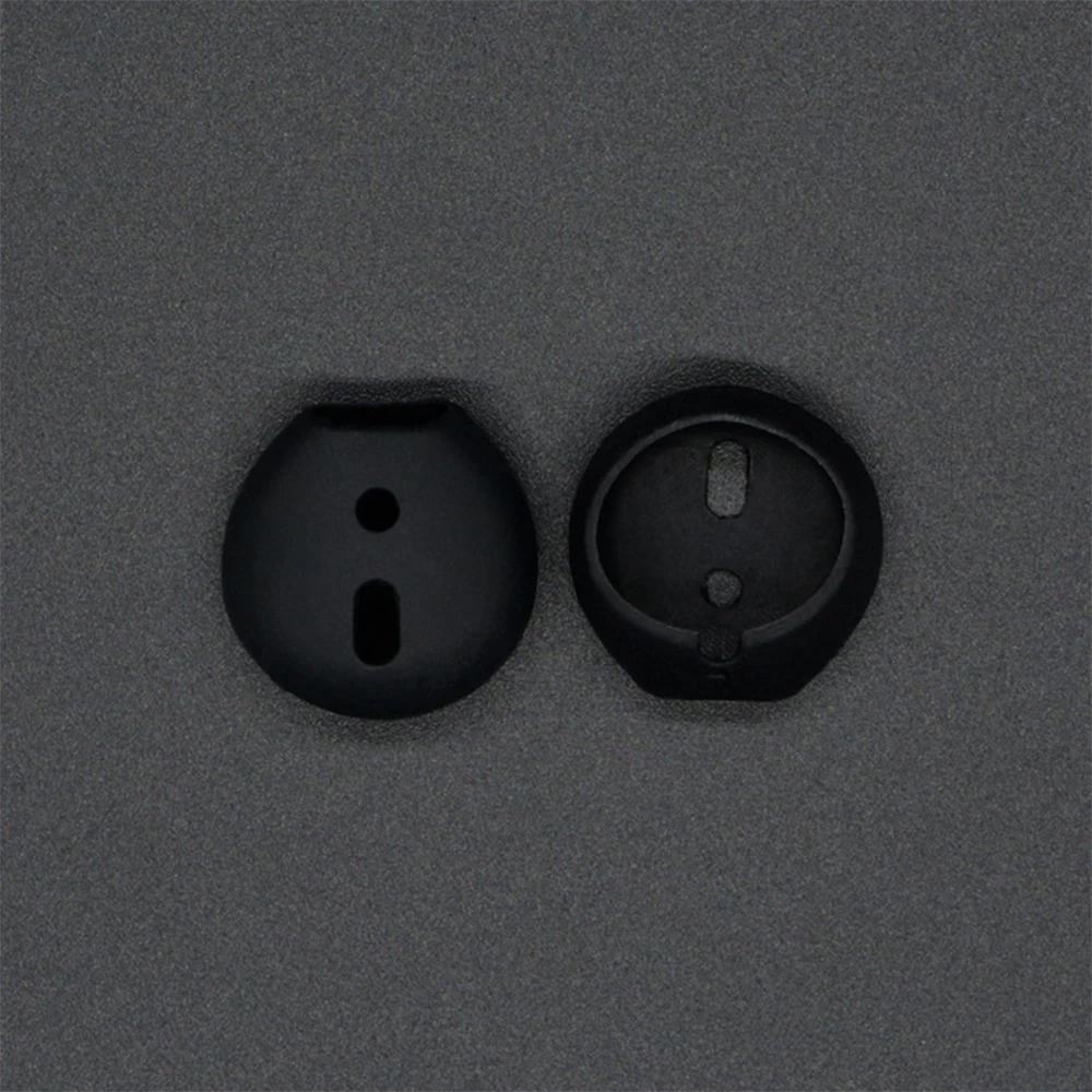 Чехол для наушников Apple Airpods 1, силиконовый чехол для Airpods 2, проводной зарядный чехол, противоударные сумки для Air Pods 1, 2, чехол - Цвет: Black Earplug Case