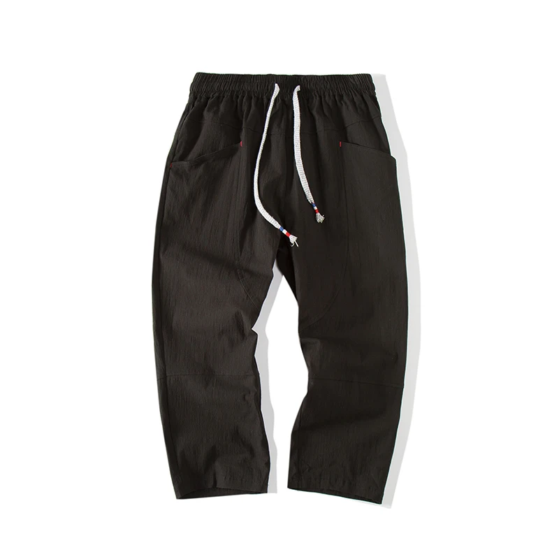 2018 Summer Main PUSH Wash Fabric Seven Part Leisure Pants