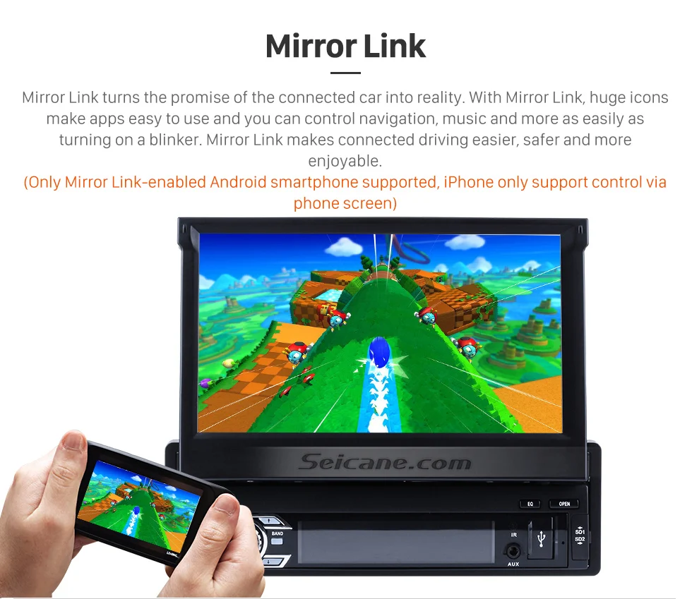 Perfect Seicane Universal 1 DIN Android 6.0 Car GPS Multimedia Navi Stereo Player for Nissan QASHQAI/X-TRAIL TOYOTA COROLLA Hyundai Kia 9