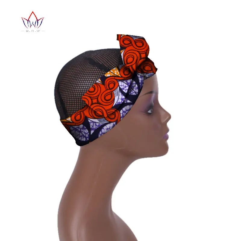 Модная африканская повязка на голову для женщин, Анкара, повязка на голову, украшения, обертывание, галстук, шарф, африканские аксессуары для волос BRW WYB372 - Цвет: 7